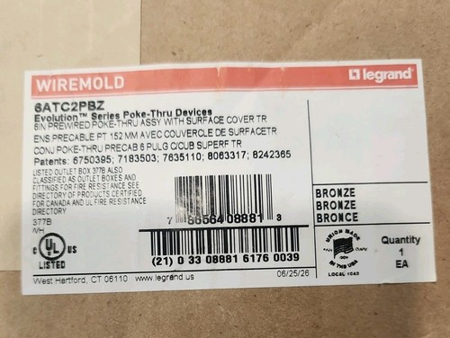 Wiremold legrand 6atc2pbz - legrand,