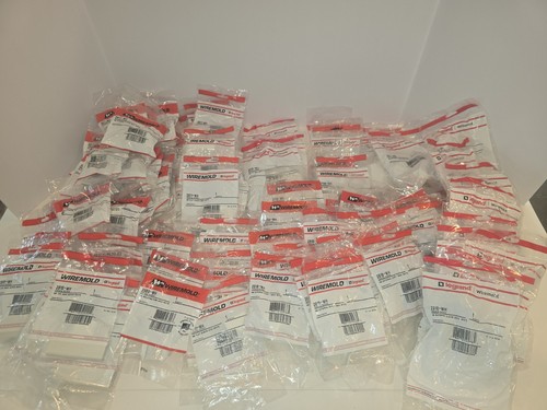 Huge lot wiremold plastic - lot,
